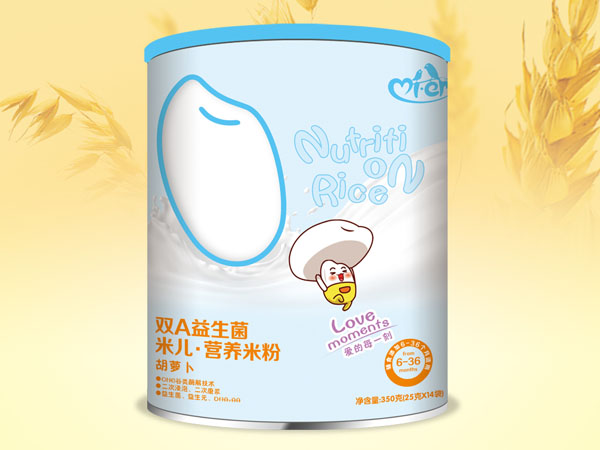 米兒雙A益生菌胡蘿卜營養(yǎng)米粉