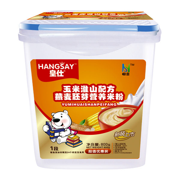 皇仕玉米淮山配方燕麥胚芽營(yíng)養(yǎng)米粉