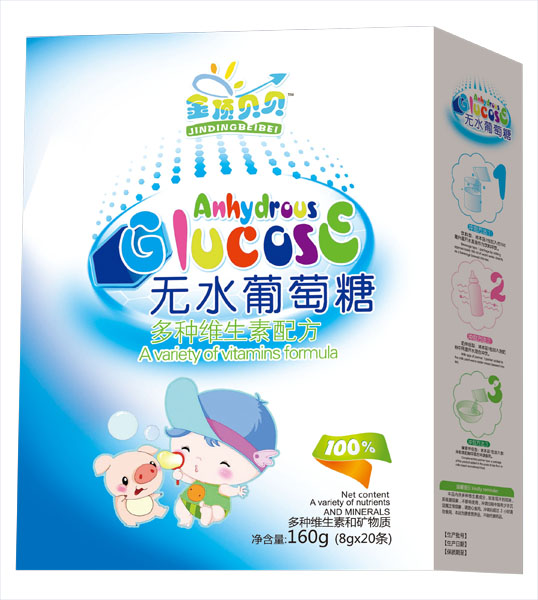 金頂貝貝多種維生素配方無(wú)水葡萄糖盒裝
