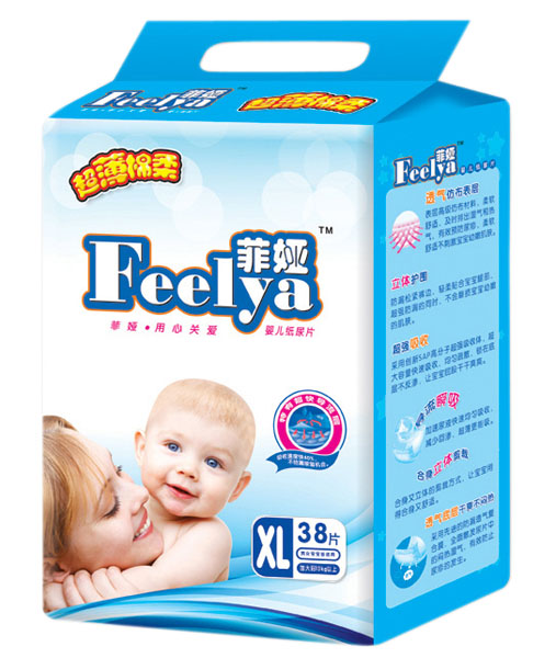 菲婭超薄棉柔嬰兒紙尿片XL38片