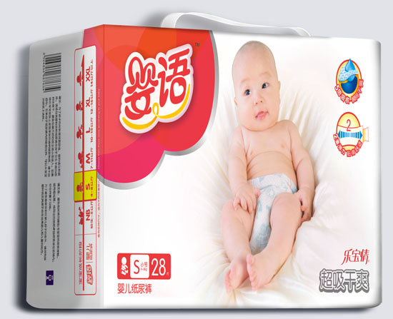 嬰語超吸干爽嬰兒紙尿褲S碼28片