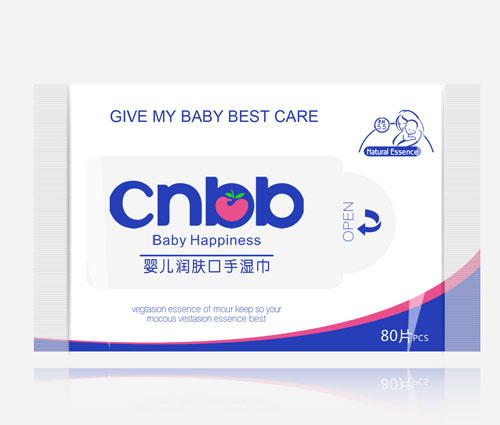 恰里寶貝嬰兒潤(rùn)膚口手濕巾