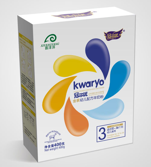 冠爾優(yōu)金裝嬰兒配方羊奶粉3段盒裝