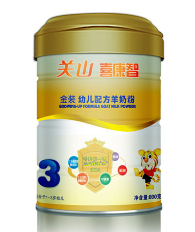 喜康智金裝幼兒配方羊奶粉3段