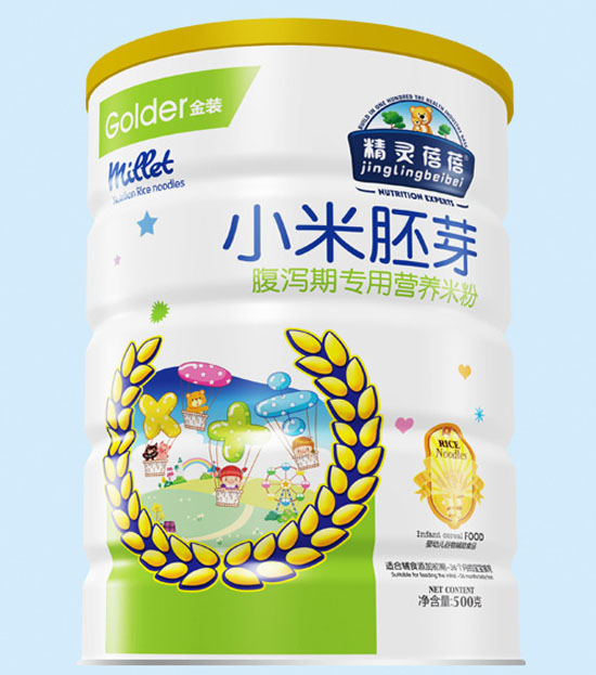 精靈蓓蓓腹瀉期專用小米胚芽營(yíng)養(yǎng)米粉