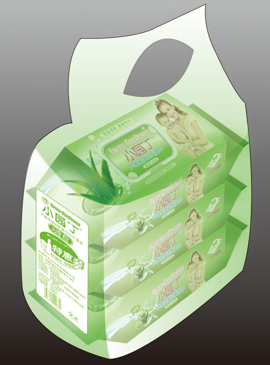 小園丁蘆薈保濕潤膚濕巾80片裝3連包