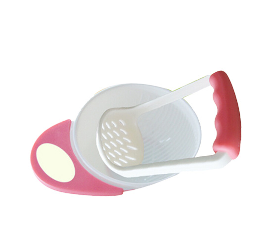 晶瑩手動寶寶食物研磨碗