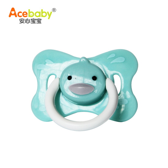 安心寶寶動物形安撫玩嘴藍色