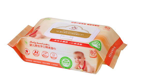 卡拉貝熊80片嬰兒原生手口棉柔濕巾