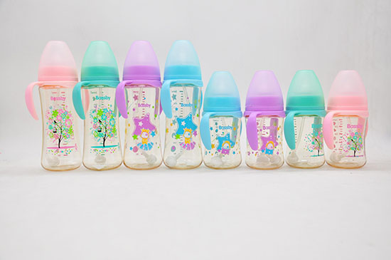 貝斯比寬口弧形PPSU自動(dòng)奶瓶