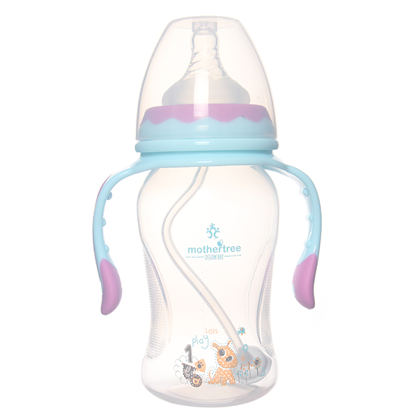 媽咪樹三角底寬口210mlpp奶瓶