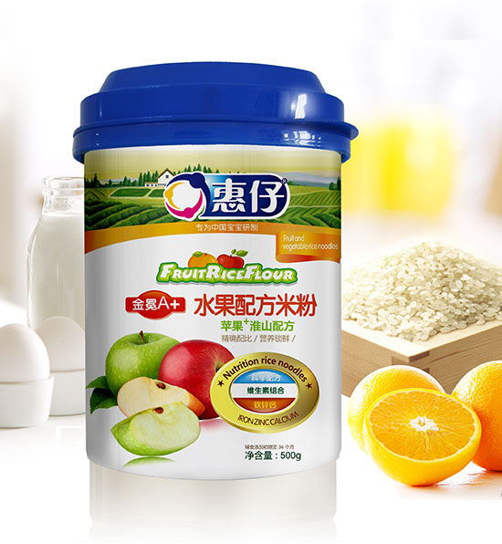 惠仔蘋果淮山水果配方米粉聽裝