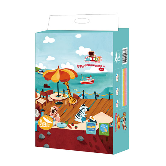 咪迪環(huán)腰紙尿褲XL60片