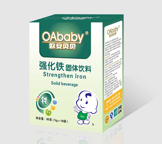 歐安貝貝強化鐵固體飲料