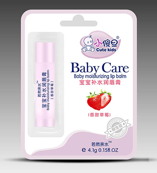 小傻旦寶寶潤(rùn)唇膏(草莓香型)