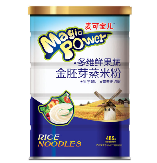 麥可寶兒多維鮮果蔬金胚芽蒸米粉