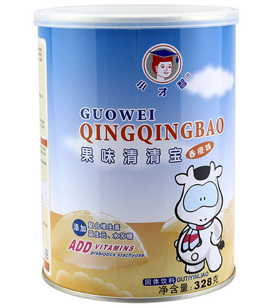 小才智果味清清寶香橙味罐裝