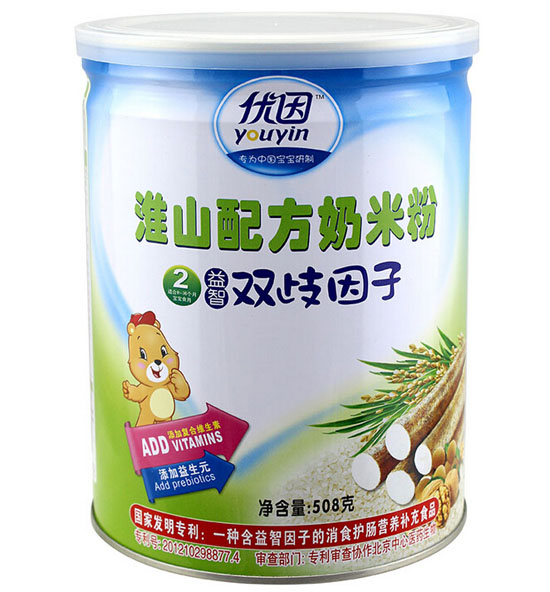 優(yōu)因淮山配方奶米粉2段