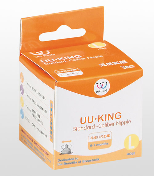 UU·KING標準口徑母乳實感奶嘴L