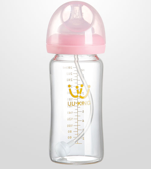 UU·KING玻璃寬口徑奶瓶280ml