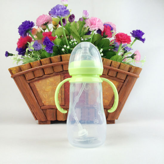 貝優(yōu)樂(lè)240ML硅膠奶瓶綠色