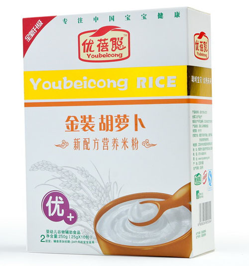 優(yōu)蓓聰金裝胡蘿卜營養(yǎng)米粉(優(yōu)+)