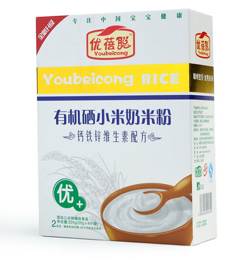 優(yōu)蓓聰有機硒鈣鐵鋅維生素小米奶米粉