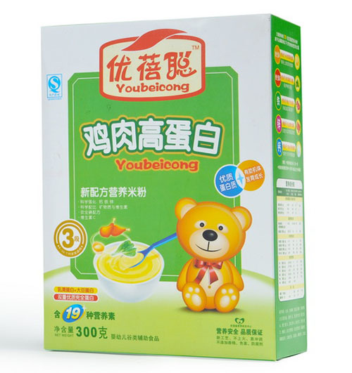 優(yōu)蓓聰雞肉高蛋白營(yíng)養(yǎng)米粉3段