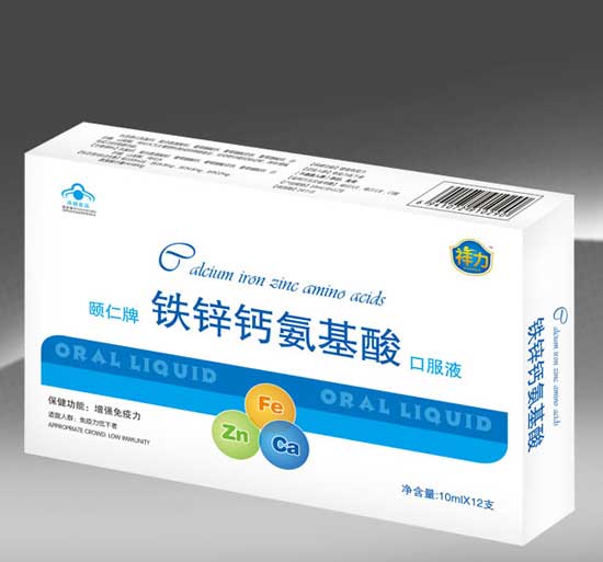 祥力鐵鋅鈣氨基酸口服液