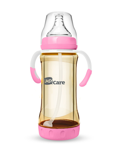 伊斯卡爾220mlPPSU安全玻璃自動(dòng)奶瓶(紅)