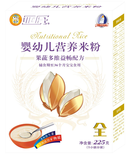 亞氏果蔬多維益暢嬰幼兒米粉盒裝