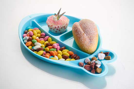 樂米樂海洋之星兒童分格盤(藍(lán))