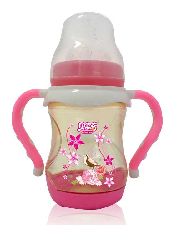 貝嬰奇PPSU雙柄自動(dòng)奶瓶小鳥