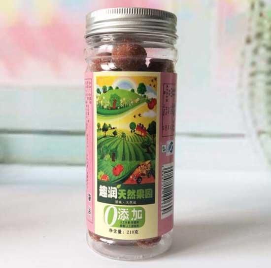 趣潤天然果園罐裝山楂球210g