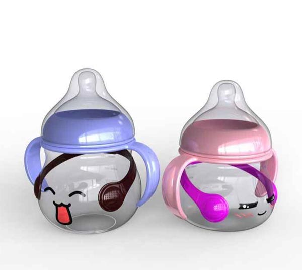 寶升新款抗菌納米奶瓶