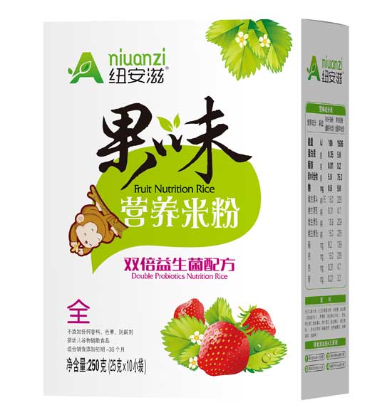 紐安滋雙倍益生菌配方果味營(yíng)養(yǎng)米粉(盒)