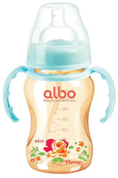 愛樂寶230mlPPSU寬口自動(dòng)奶瓶藍(lán)