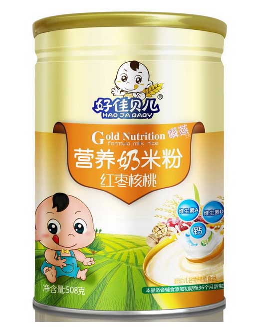 好佳貝兒紅棗核桃營(yíng)養(yǎng)奶米粉