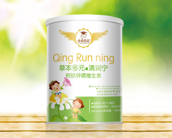 點(diǎn)點(diǎn)日記鈣鐵鋅硒維生素清潤(rùn)寧