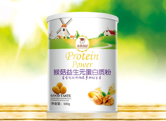 點點日記猴菇益生元蛋白質(zhì)粉