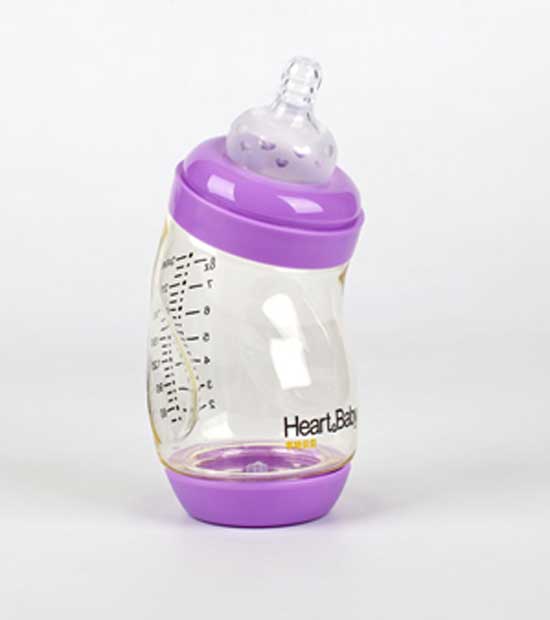 亨特貝貝PPSU防脹氣初生瓶240ml紫色