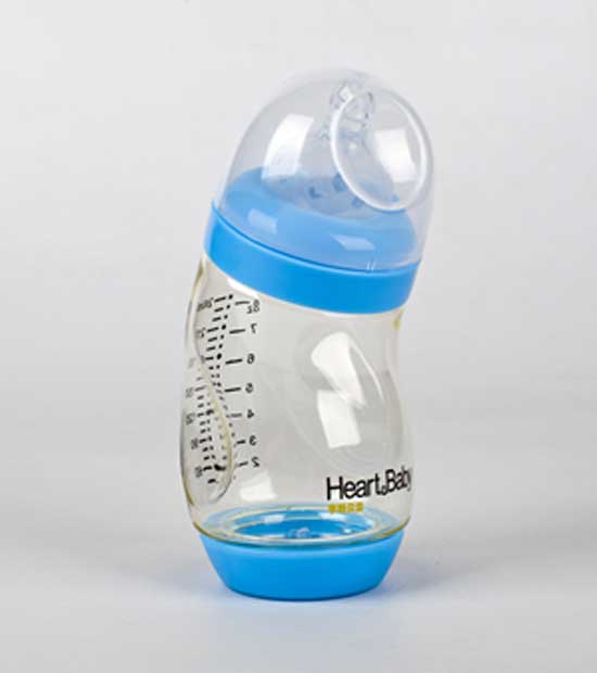 亨特貝貝PPSU防脹氣初生瓶240ml藍色