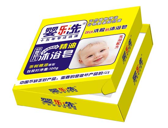 嬰樂(lè)洗精油沐浴皂