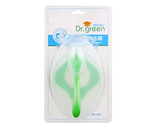 格林博士嬰兒訓(xùn)練碗綠色