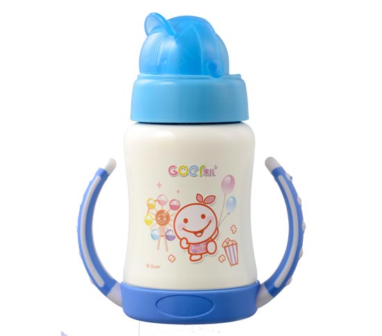 果兒180ML寬口徑恒兩用不銹鋼真空保溫瓶