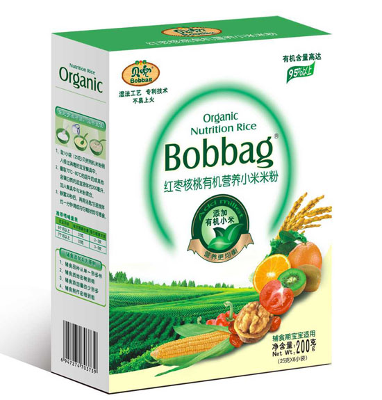 貝兜紅棗核桃有機(jī)營養(yǎng)小米米粉