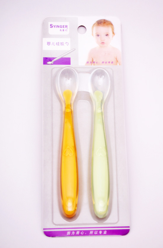 尚嬰兒嬰兒硅膠勺