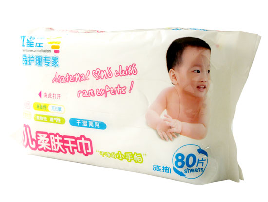 彩虹星座嬰兒柔膚干巾