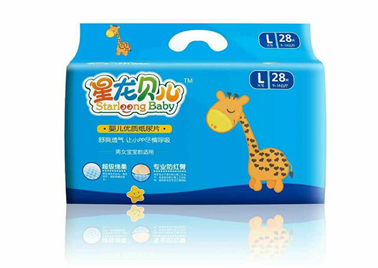 星龍貝兒嬰兒紙尿片L28片