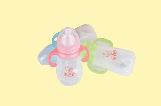 旺寶寶寬口徑自動硅膠奶瓶